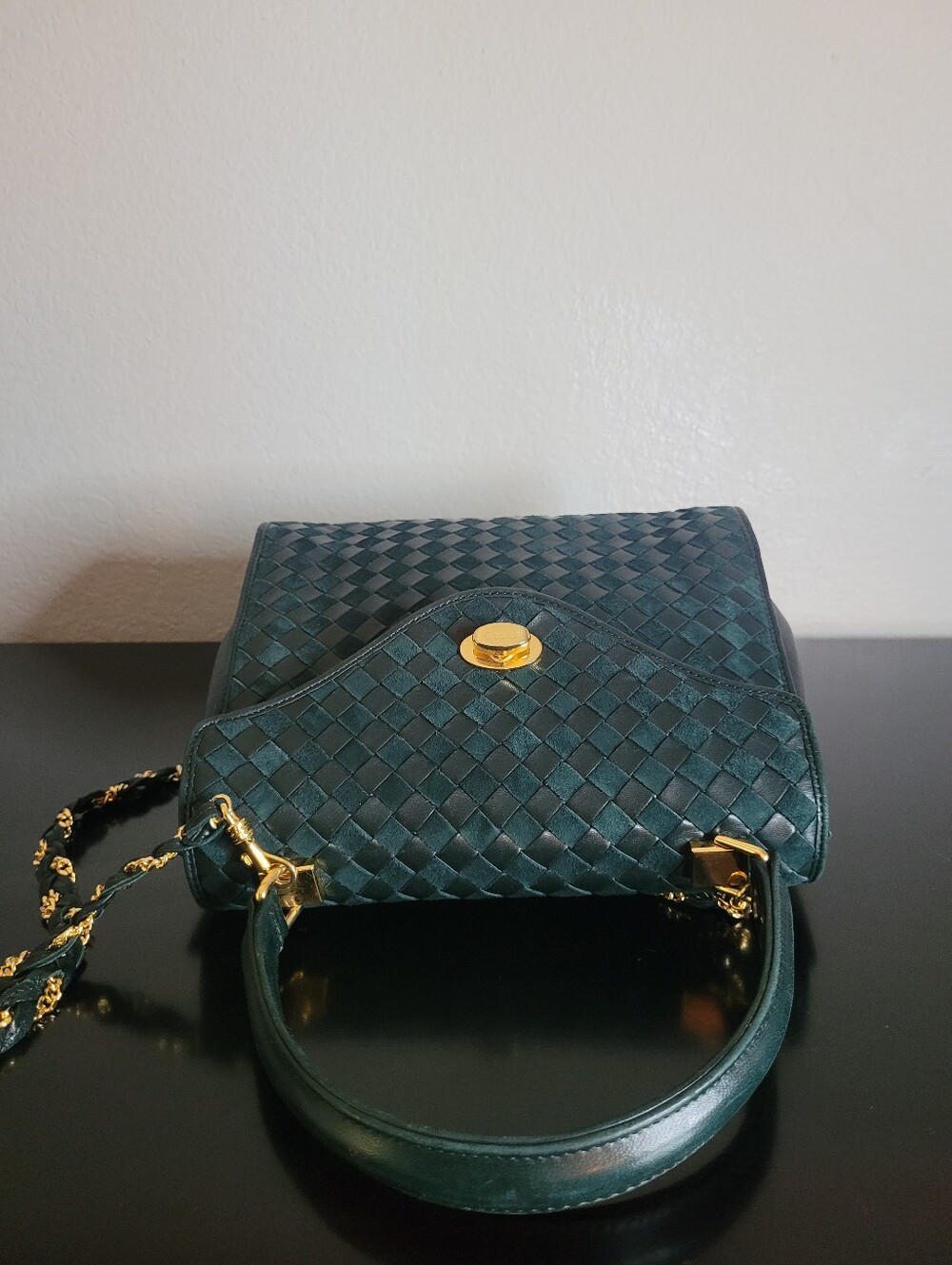 Bally top-handle woven crossbody bag - Picture 8 of 14